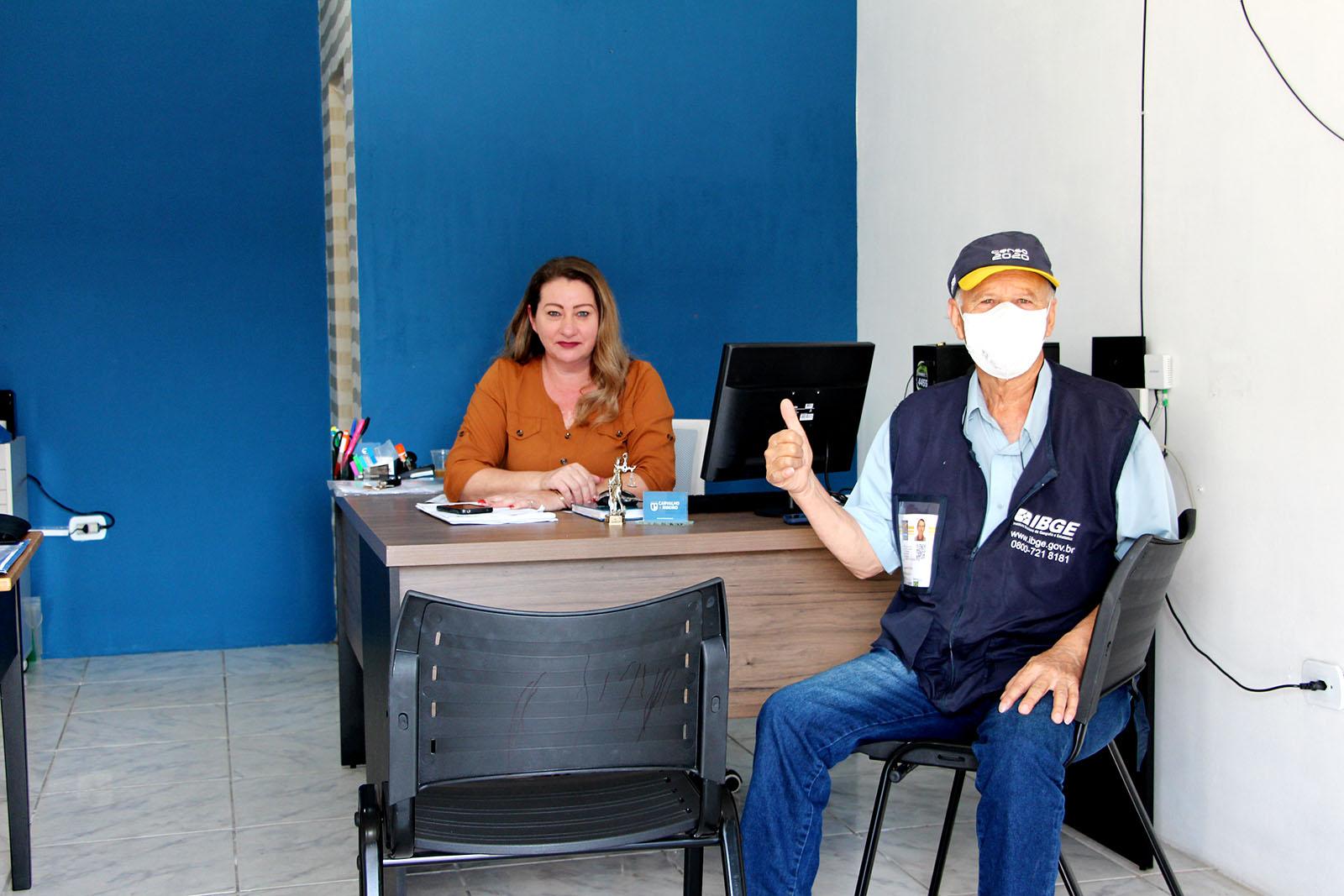 Prefeitura acompanha o trabalho da coleta dos dados para o Censo 2022