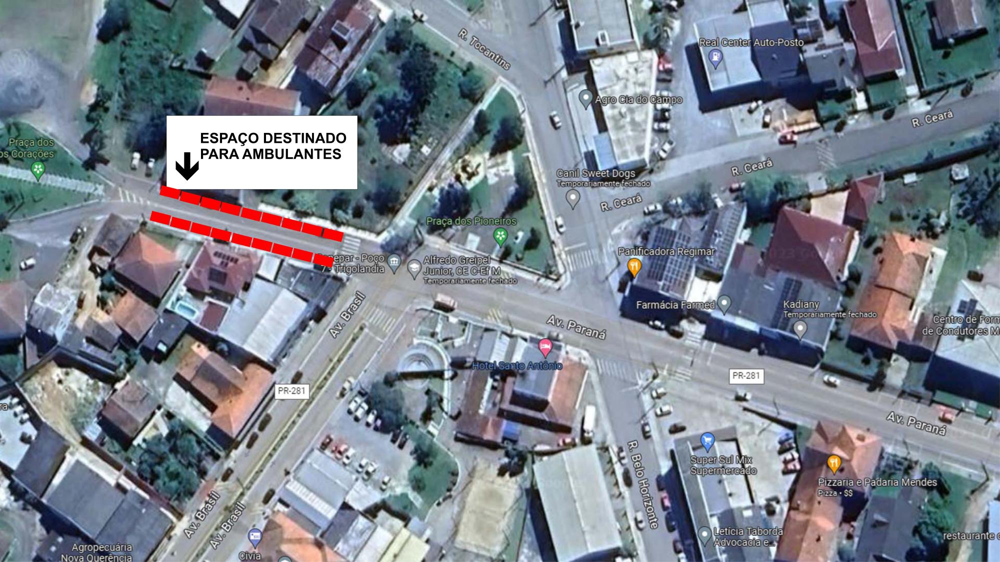 Vendedores ambulantes terão espaço limitado para comercialização 