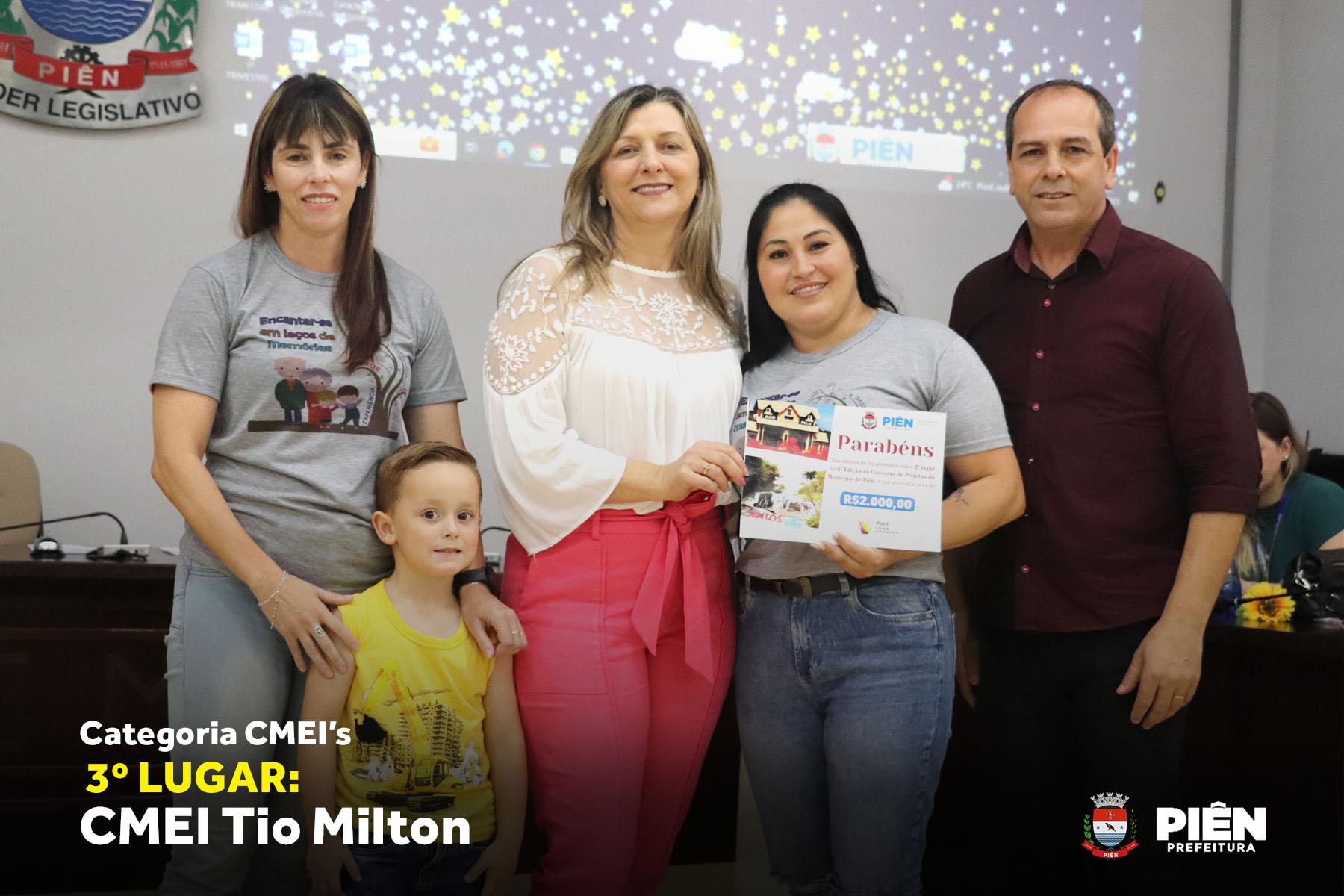 Escolas e CMEI’s de Piên são premiados em projetos desenvolvidos em 2023 