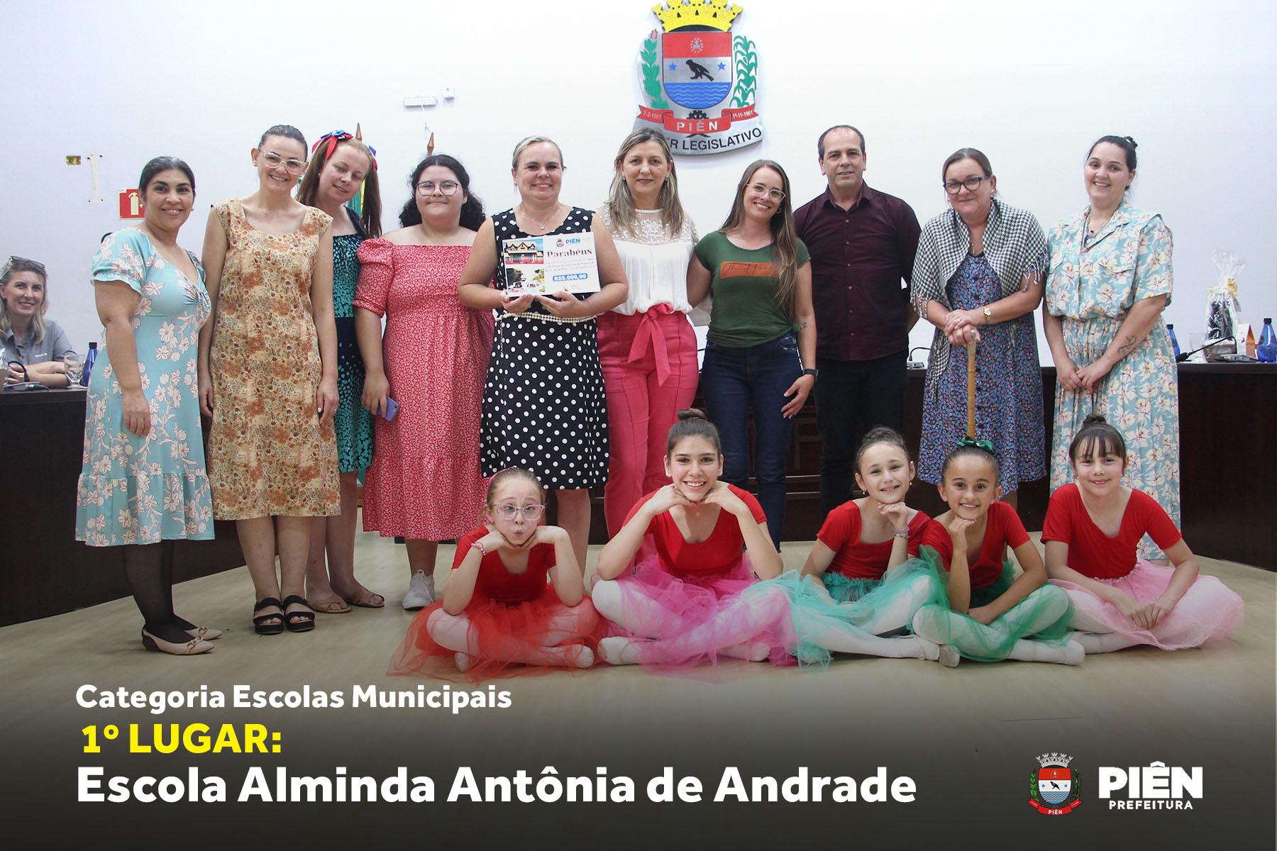 Escolas e CMEI’s de Piên são premiados em projetos desenvolvidos em 2023 