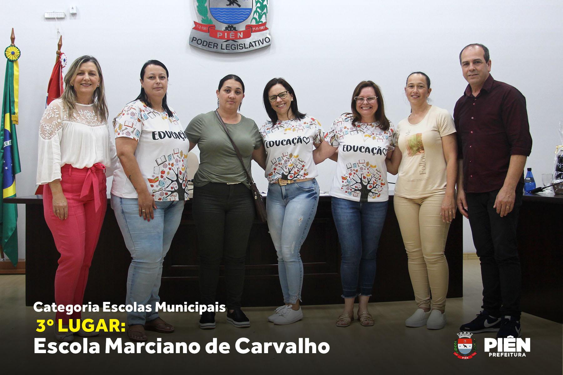 Escolas e CMEI’s de Piên são premiados em projetos desenvolvidos em 2023 