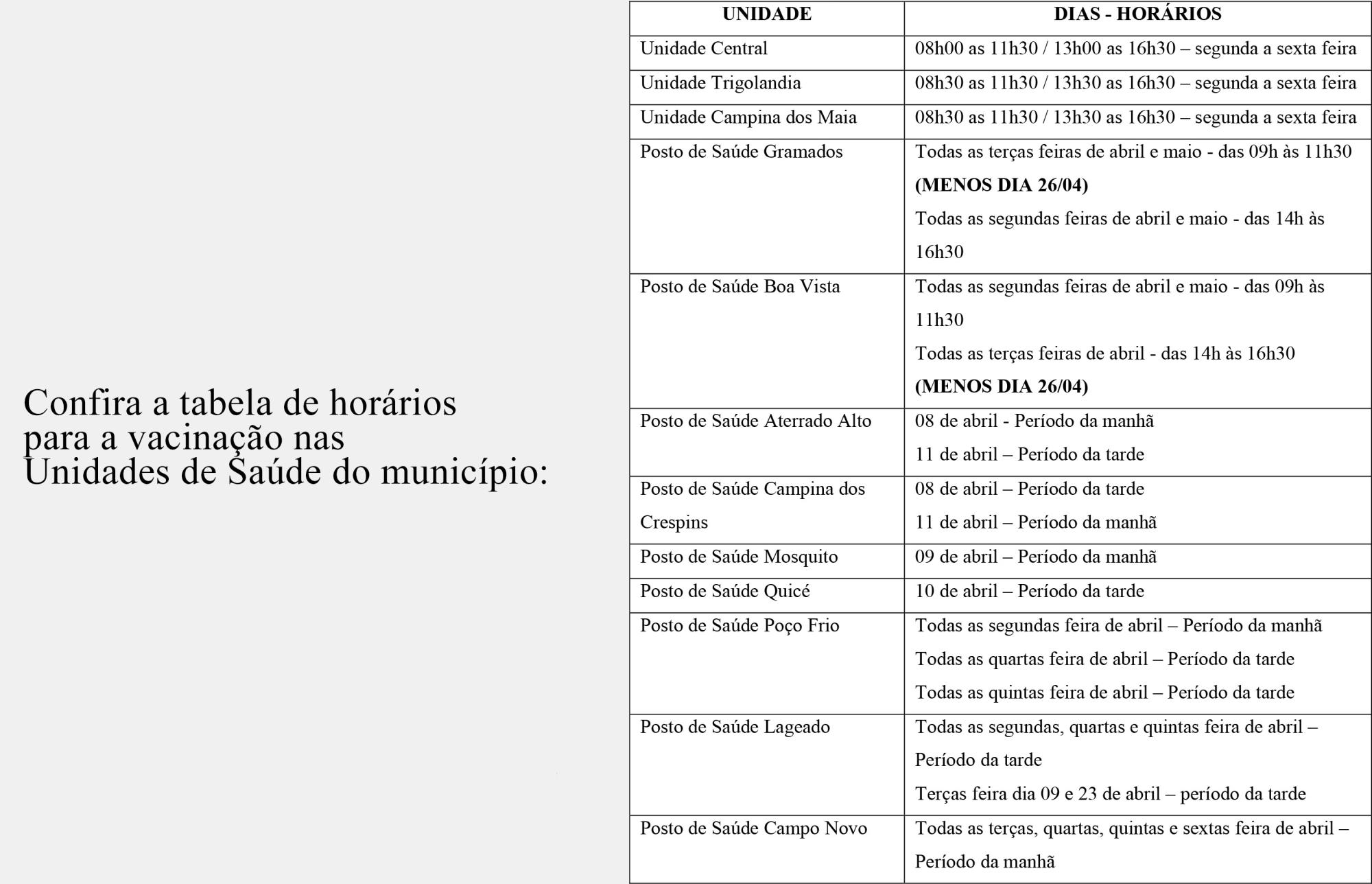 Piên inicia campanha de vacinação contra a Gripe