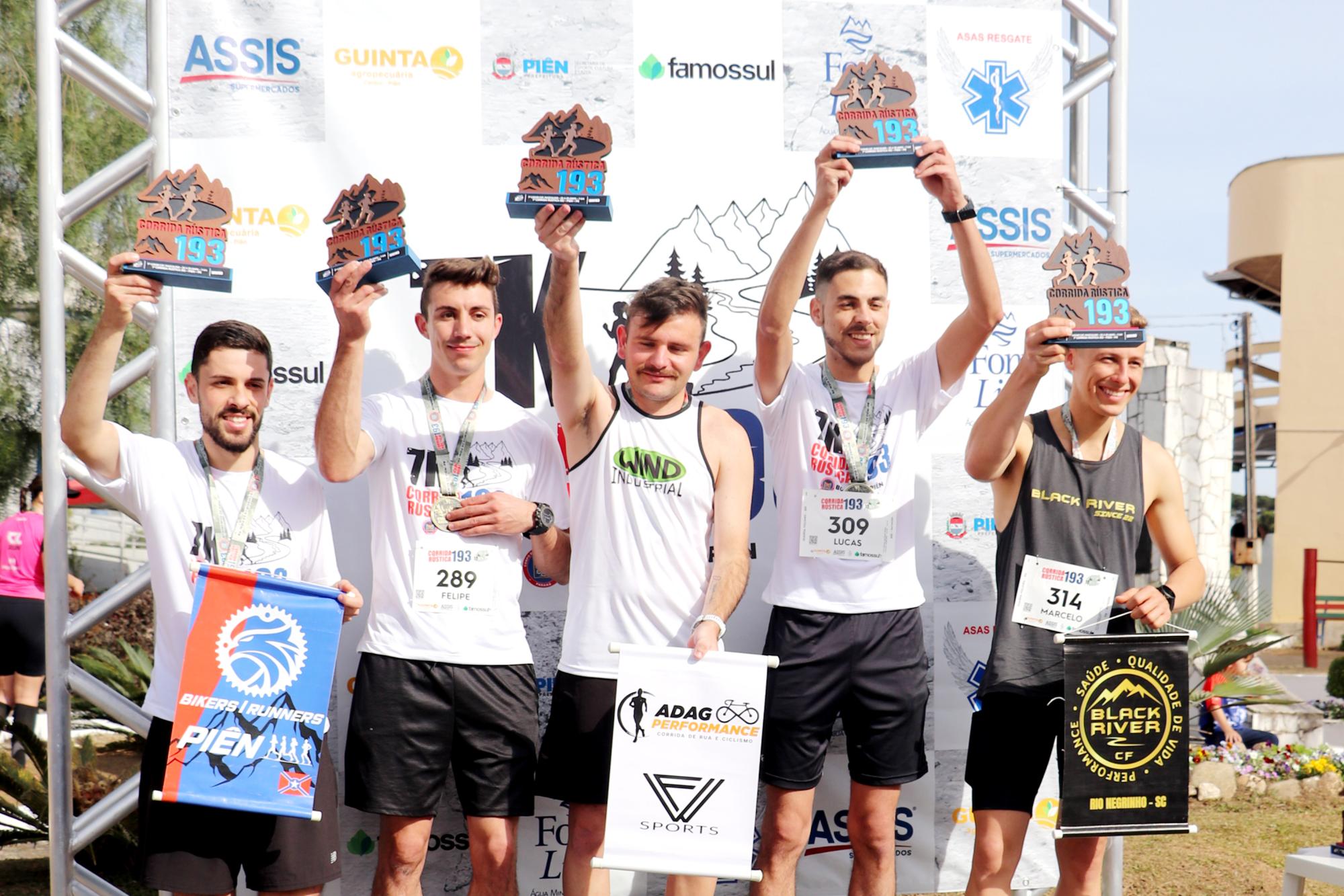 Piên recebe a 1ª Corrida Rústica 193 com grande participação, superação e solidariedade