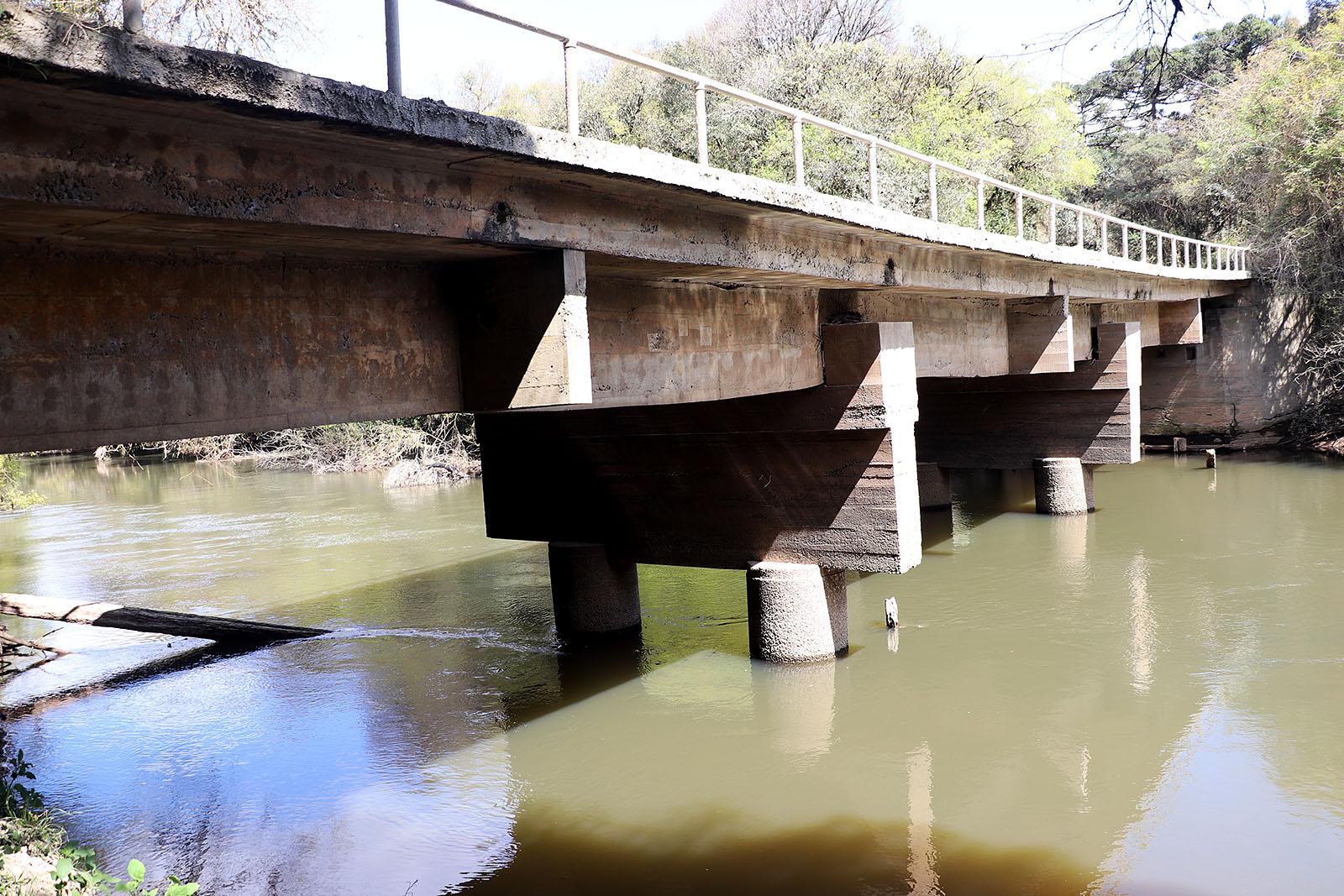 Obra vai recuperar ponte na divisa entre Piên e Campo Alegre
