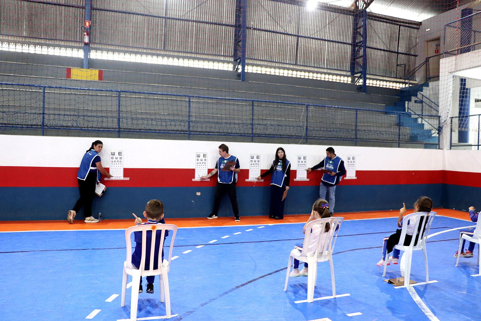 Programa Bons Olhos inicia triagens e deve atender mais de 2,5 mil alunos em Piên