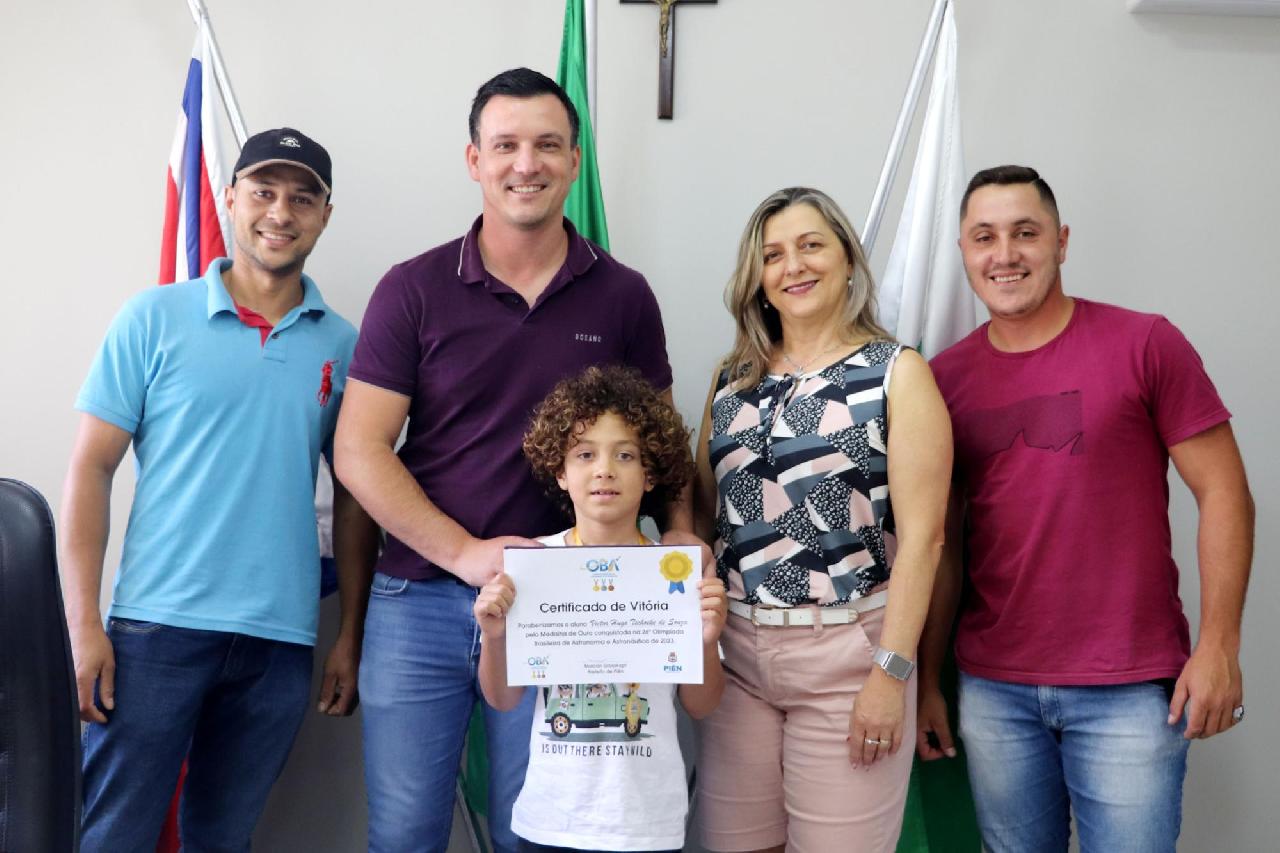 Aluno de Piên é destaque na 26ª Olimpíada de Astronomia