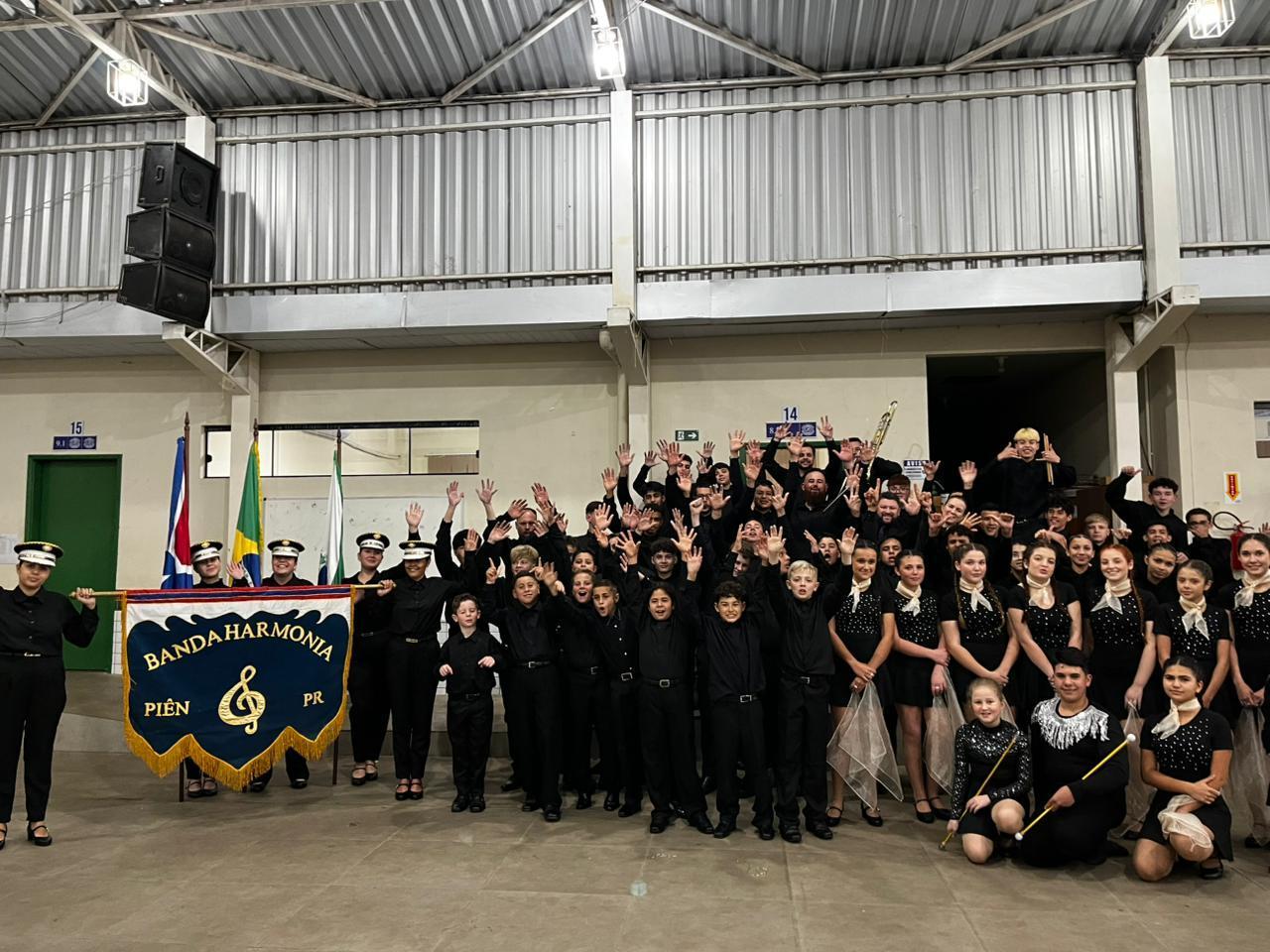 Banda Harmonia representa Piên e conquista premiações no Confabansul em Santa Cecília 