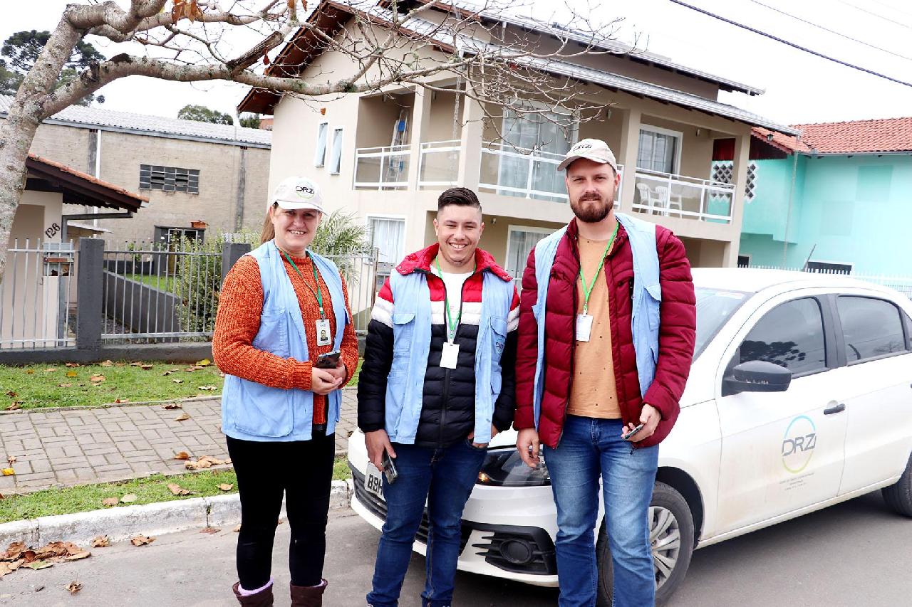 Cadastro técnico de Piên está sendo realizado por empresa especializada
