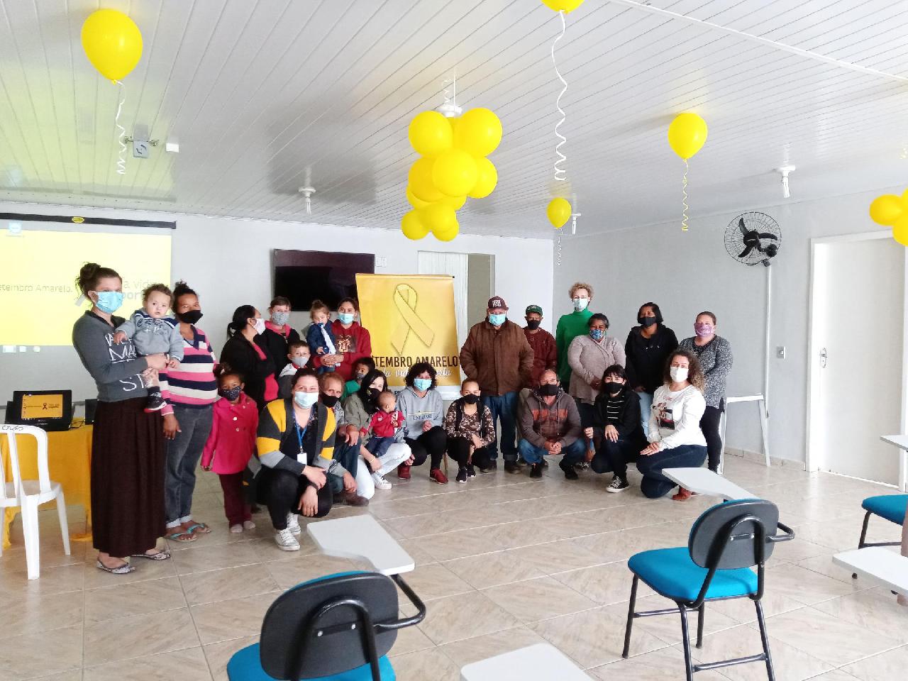 CRAS realiza ação alusiva ao setembro amarelo