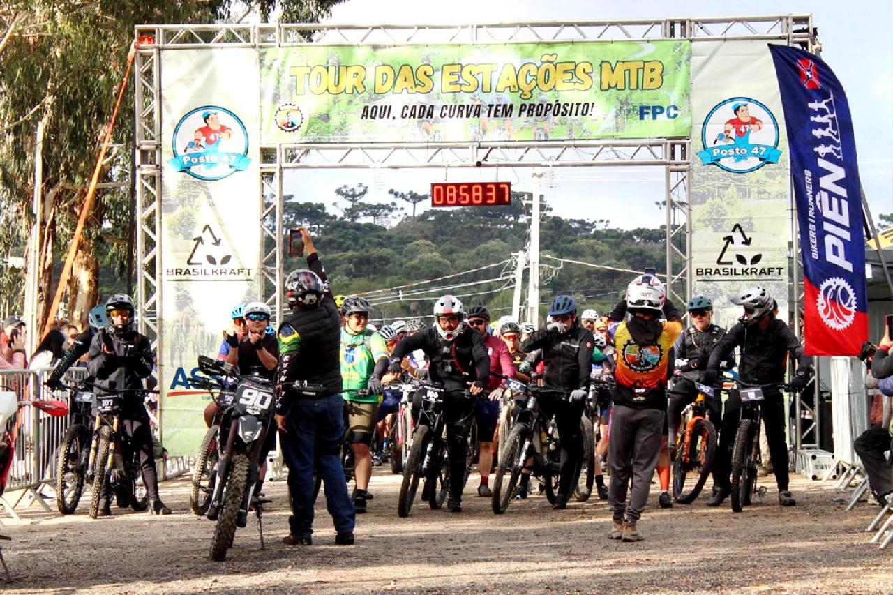 Desafio Tour das Estações MTB reúne mais de 500 atletas e marca a estreia do mountain bike em Piên