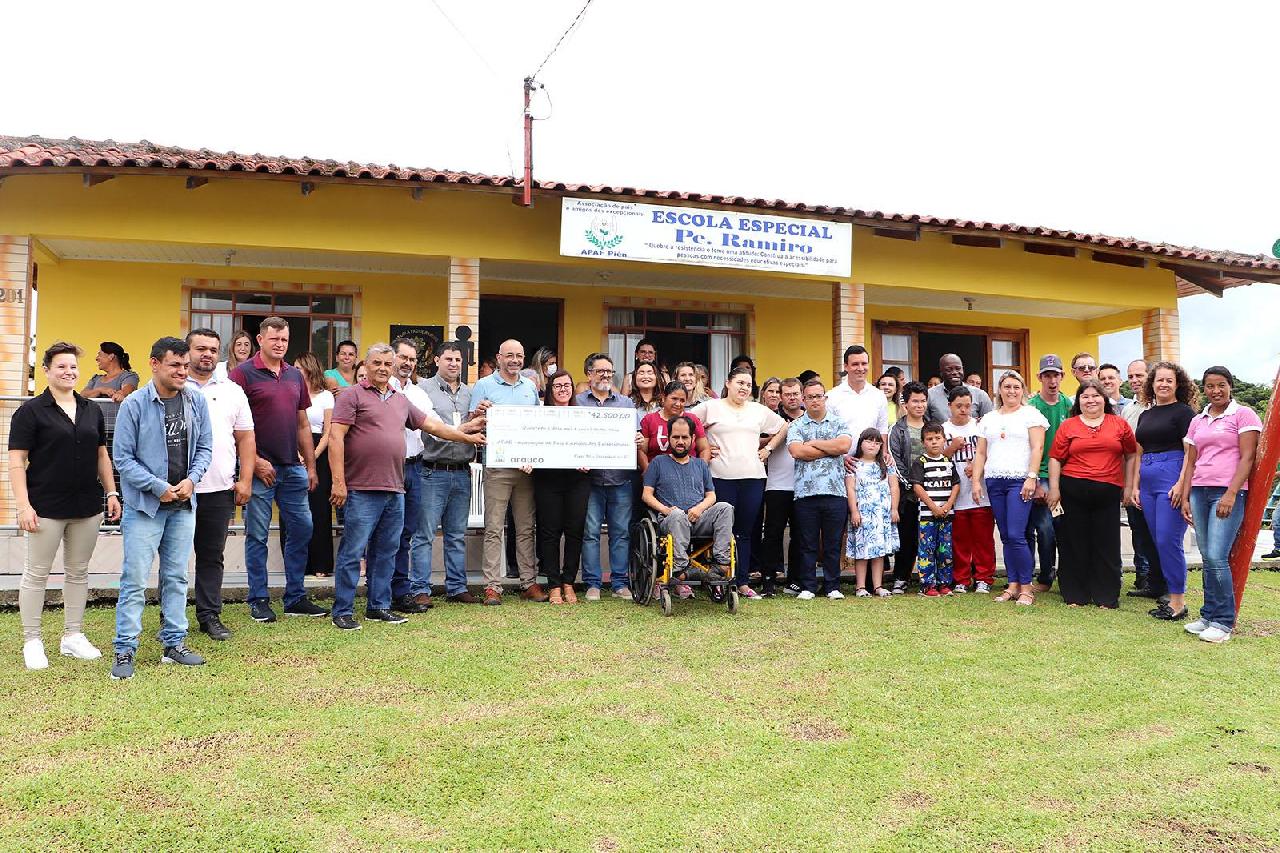 Entidades recebem repasse de R$ 170 mil da Arauco