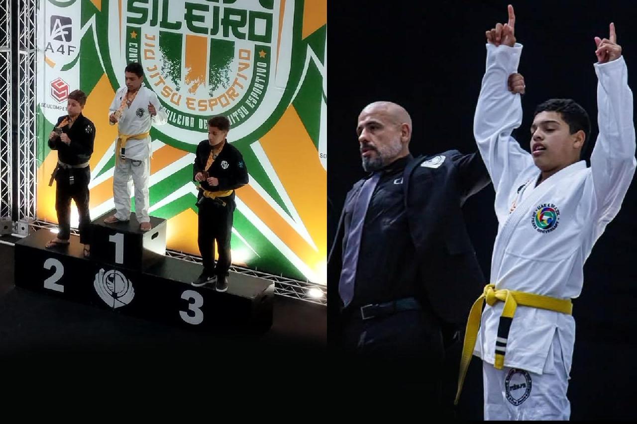 Gustavo Teles é ouro no brasileiro de Jiu-Jitsu