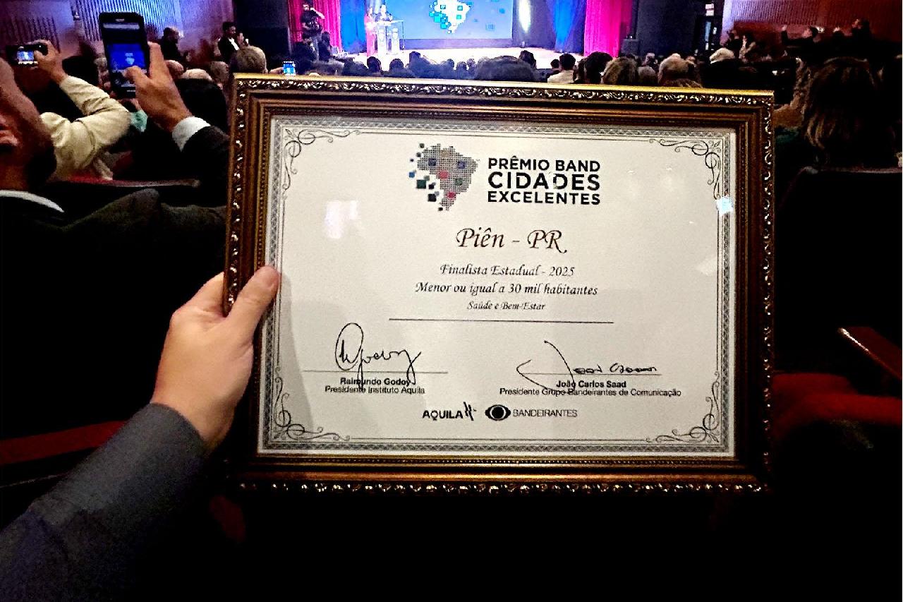 Piên é destaque entre as cidades paranaenses em Saúde e Bem-Estar