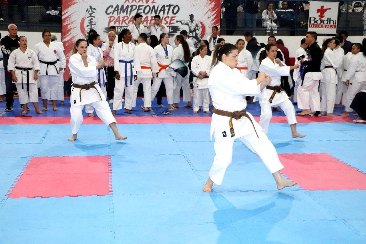 Piên sedia primeira etapa do XXXVI Campeonato Paranaense de Karatê-Do Tradicional