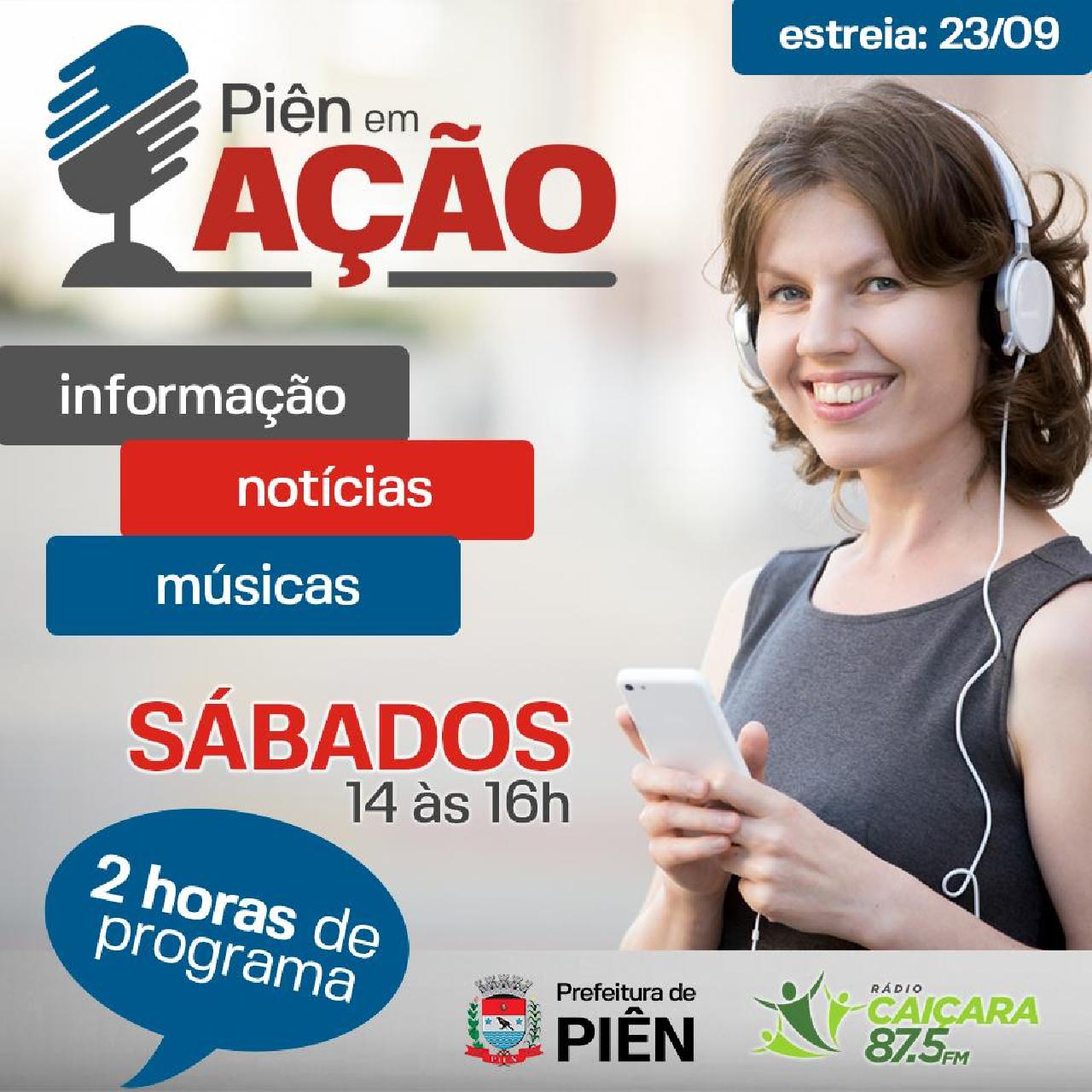 Prefeitura estreia programa na Rádio Caiçara amanhã (23)