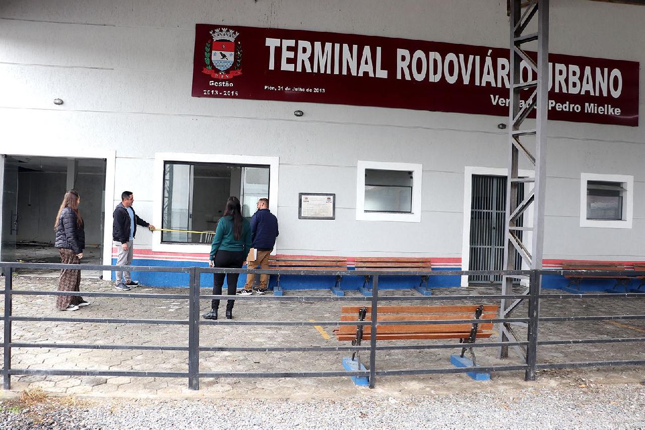 Prefeitura realiza estudos para revitalização do Terminal Rodoviário de Piên