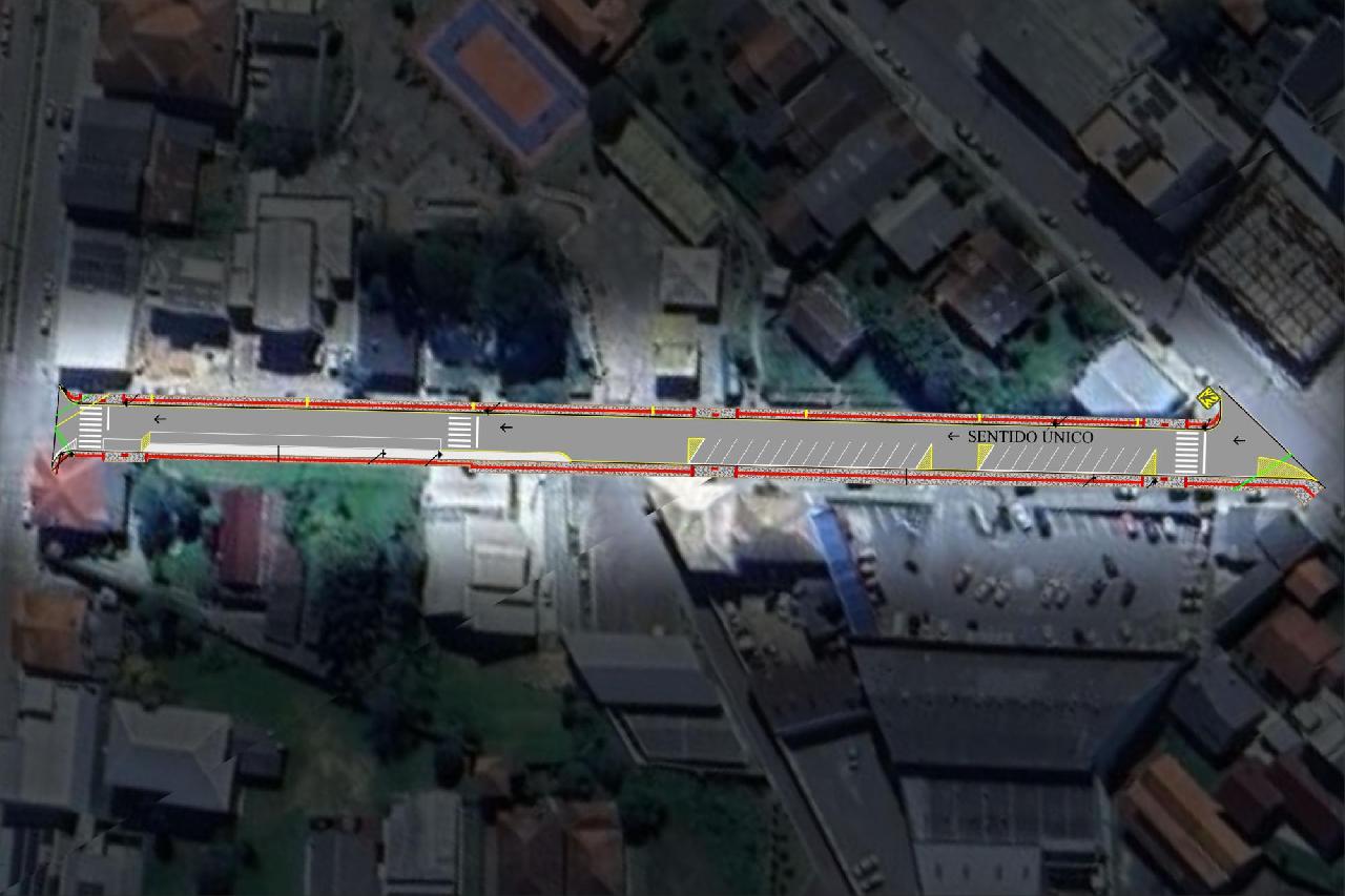 Rua Amazonas é totalmente revitalizada e terá novo sentido de circulação 