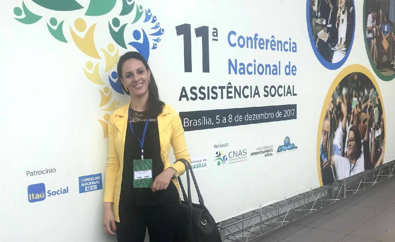Secretária de Piên participa de Conferência Nacional da Assistência Social