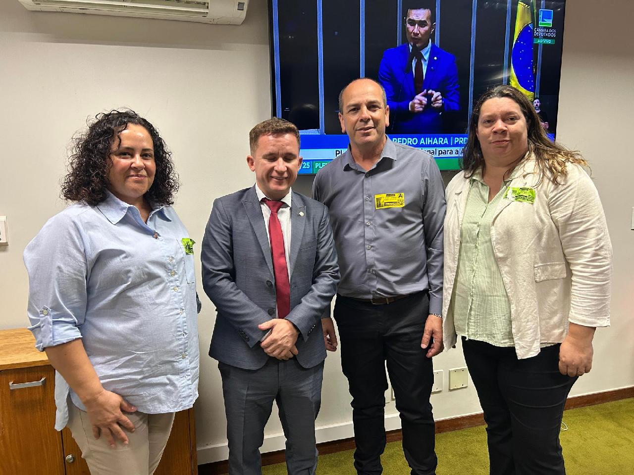 Vice-prefeito cumpre agenda na Capital Federal